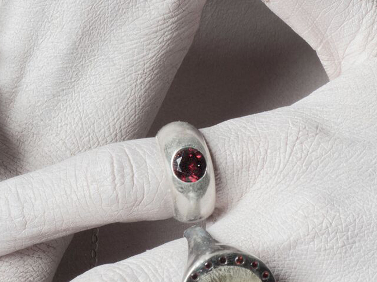 Red Garnet Ring