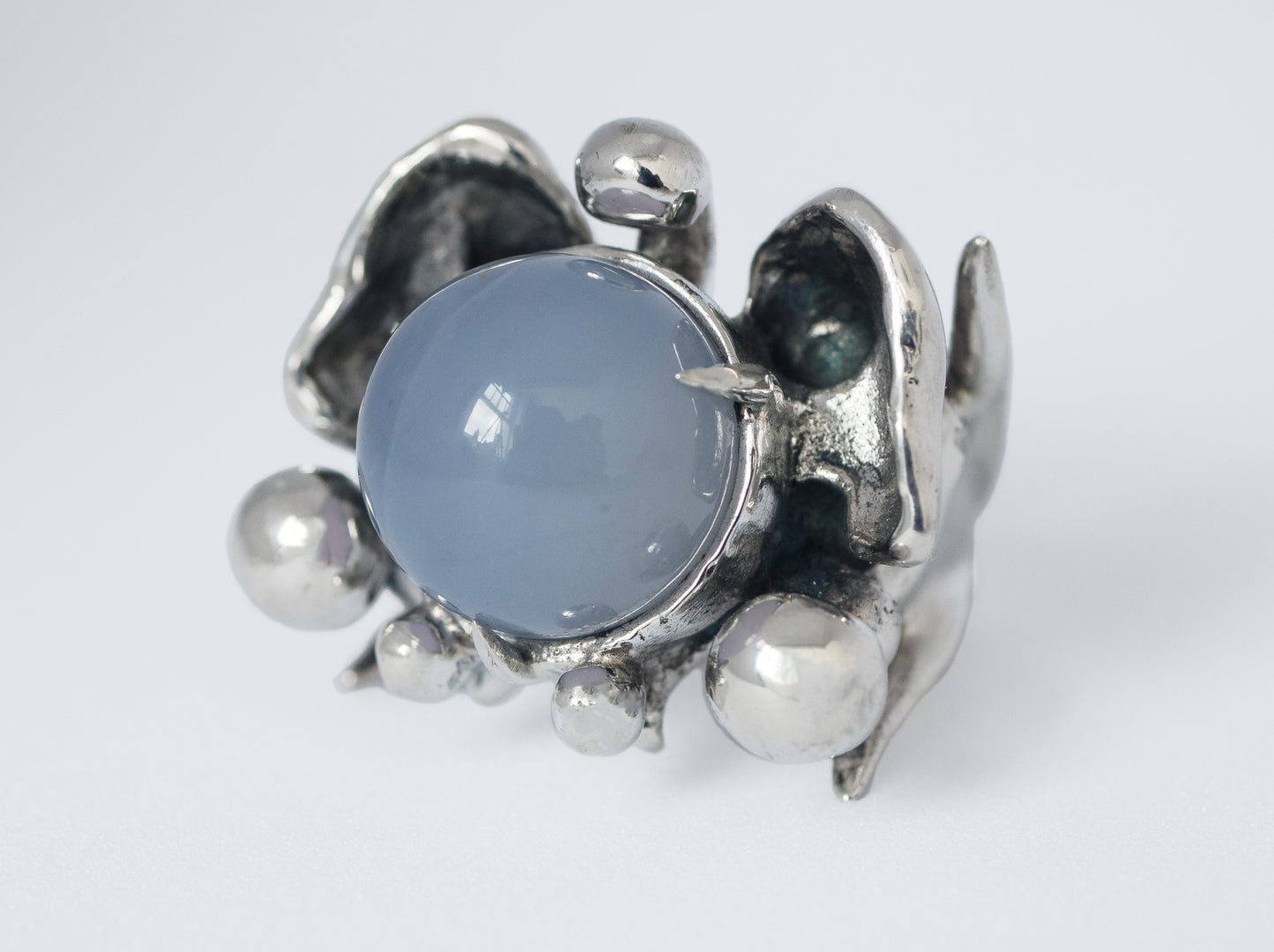 Albert Ring : Blue Lace Agate