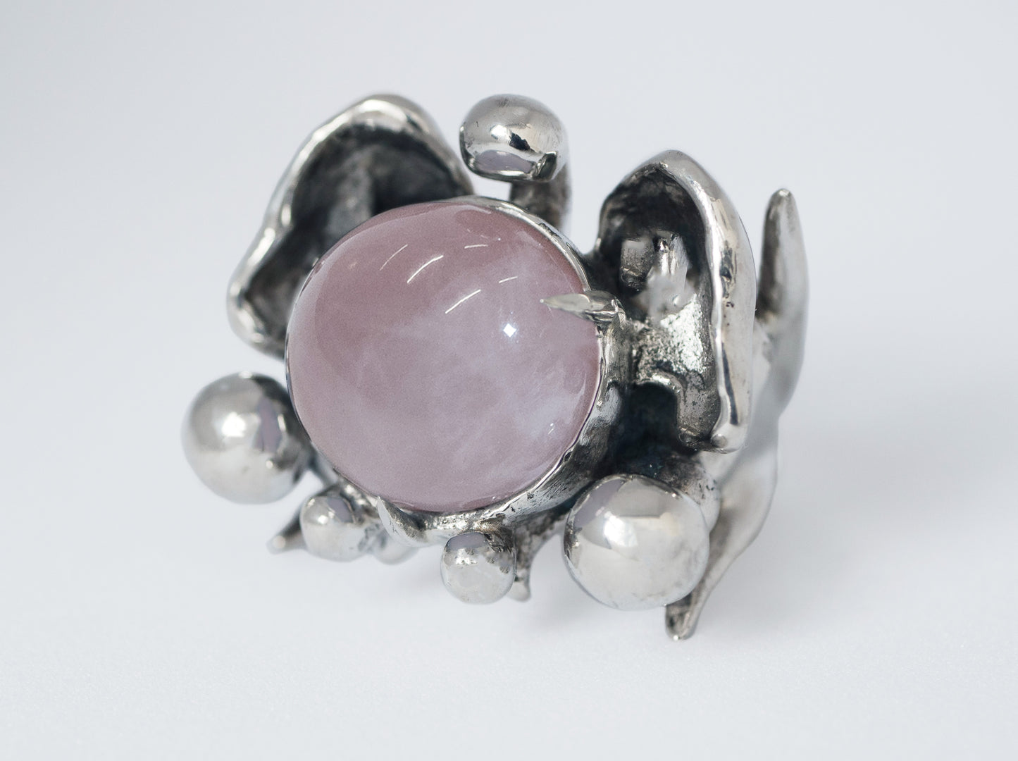 Albert Ring : Baby Pink Quartz